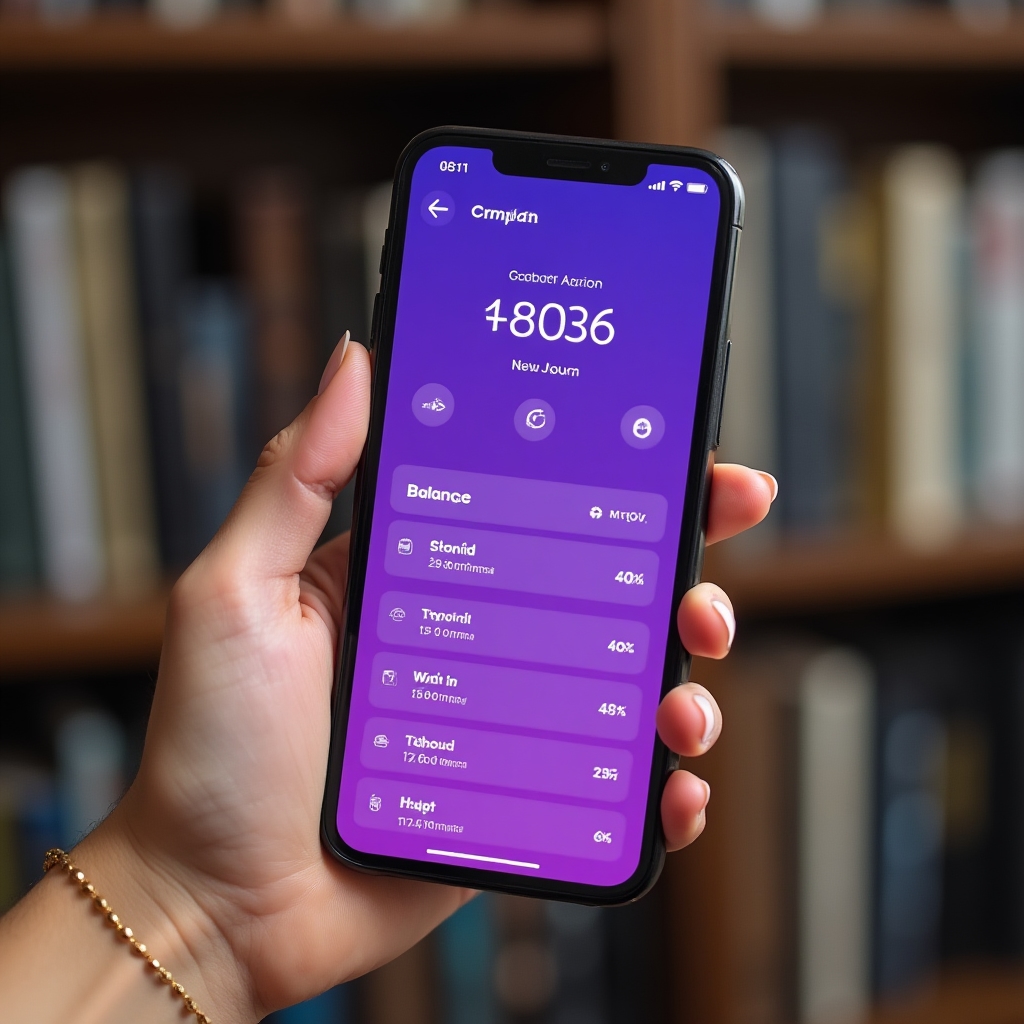 Software wallet interface showing cryptocurrency balances and transaction history